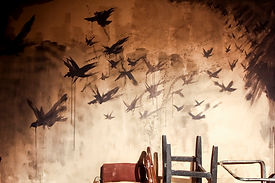 set design london - Darling and Edge - the Vaults - Christmas 2015