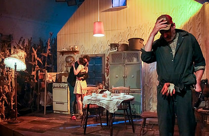 set design london - Darling and Edge - the Vaults - Christmas 2015