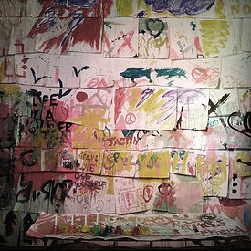 set design london - Darling and Edge - the vaults gallery - more is more